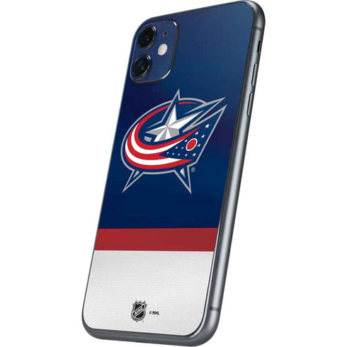 NHL Columbus Blue Jackets Alternate Jersey iPhone 11 Skin