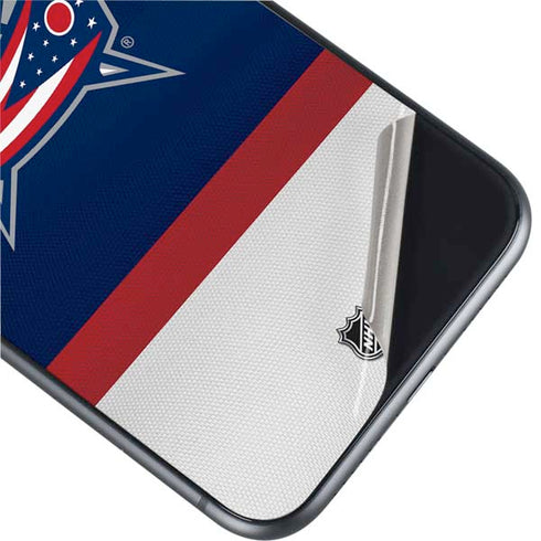 NHL Columbus Blue Jackets Alternate Jersey iPhone 11 Skin
