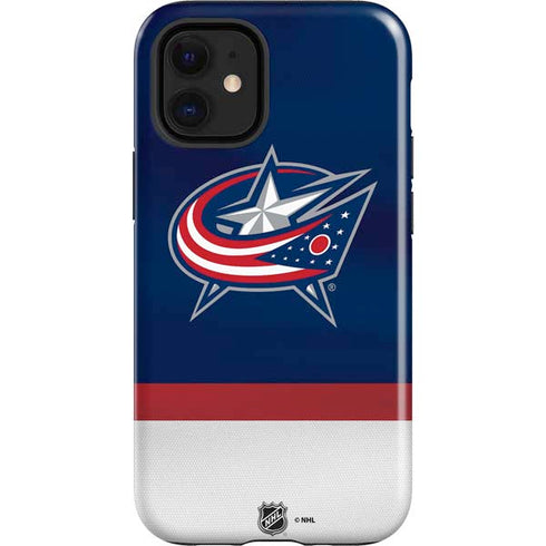 NHL Columbus Blue Jackets Alternate Jersey iPhone 12 Mini Impact Case