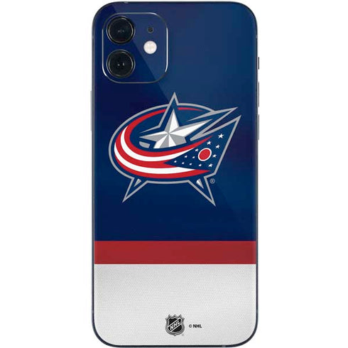 NHL Columbus Blue Jackets Alternate Jersey iPhone 12 Mini Skin