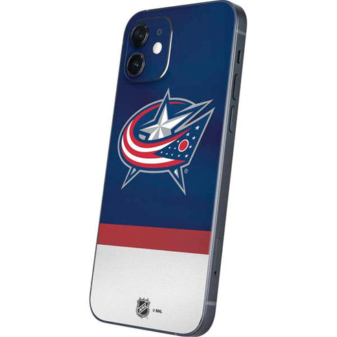 NHL Columbus Blue Jackets Alternate Jersey iPhone 12 Mini Skin