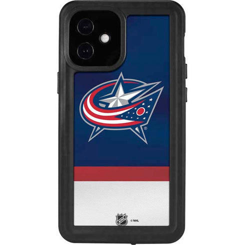NHL Columbus Blue Jackets Alternate Jersey iPhone 12 Mini Waterproof Case