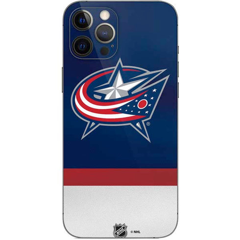 NHL Columbus Blue Jackets Alternate Jersey iPhone 12 Pro Max Skin