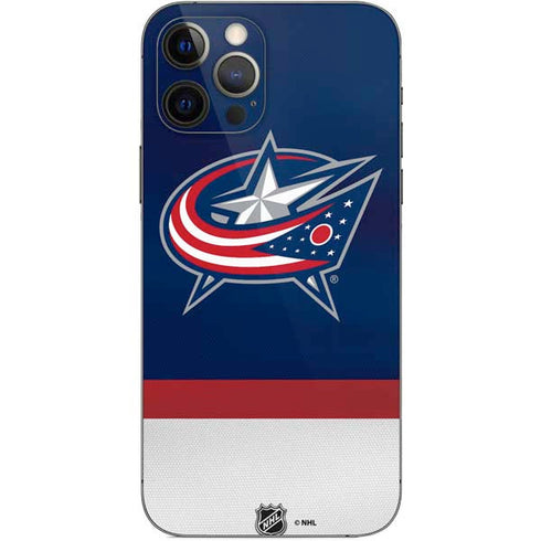 NHL Columbus Blue Jackets Alternate Jersey iPhone 12 Pro Skin