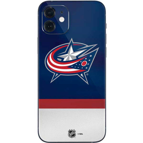 NHL Columbus Blue Jackets Alternate Jersey iPhone 12 Skin
