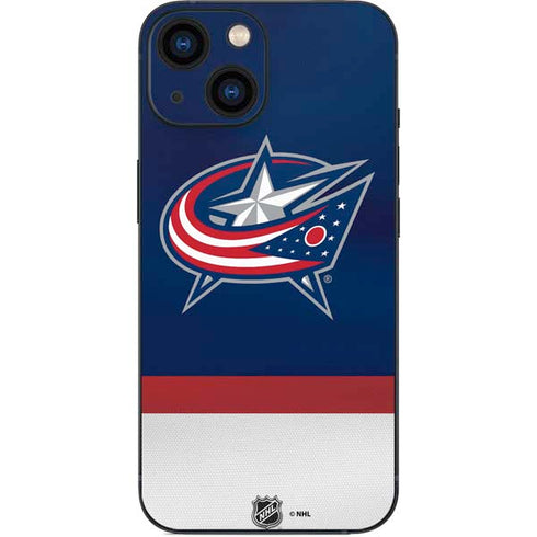 NHL Columbus Blue Jackets Alternate Jersey iPhone 13 Mini Skin