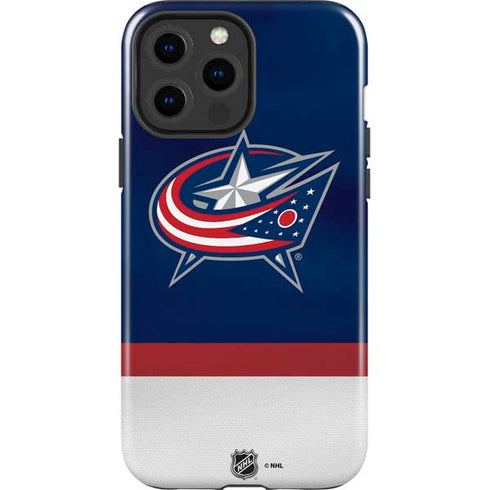 NHL Columbus Blue Jackets Alternate Jersey iPhone 13 Pro Max Impact Case