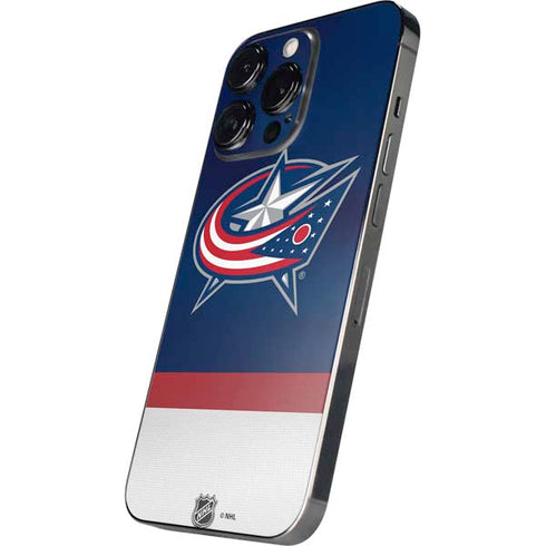 NHL Columbus Blue Jackets Alternate Jersey iPhone 13 Pro Max Skin