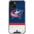 NHL Columbus Blue Jackets Alternate Jersey iPhone 14 Plus Clear Case