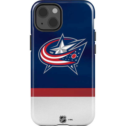 NHL Columbus Blue Jackets Alternate Jersey iPhone 14 Impact Case