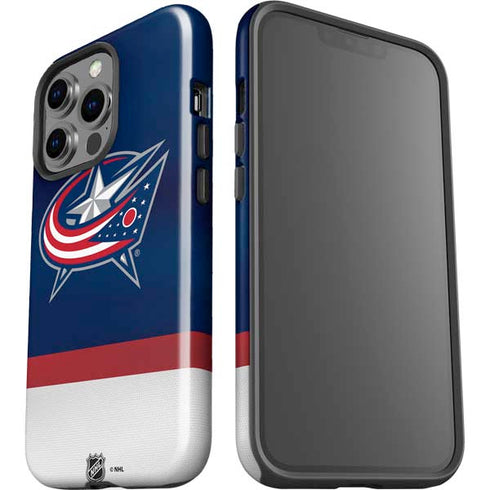 NHL Columbus Blue Jackets Alternate Jersey iPhone 15 Pro Impact Case
