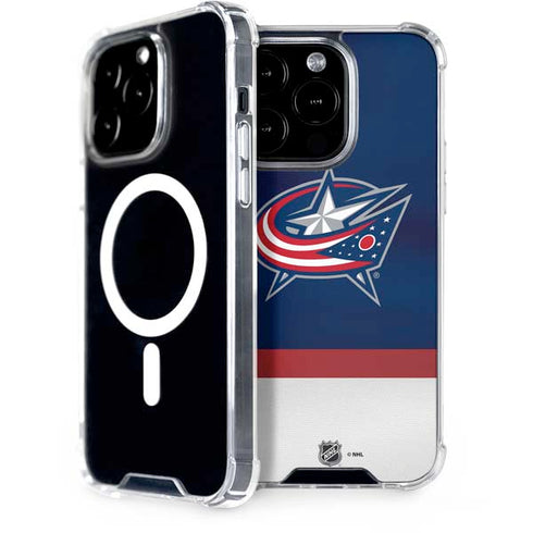 NHL Columbus Blue Jackets Alternate Jersey iPhone 15 Pro MagSafe Case