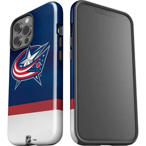 NHL Columbus Blue Jackets Alternate Jersey iPhone 15 Pro Max Impact Case