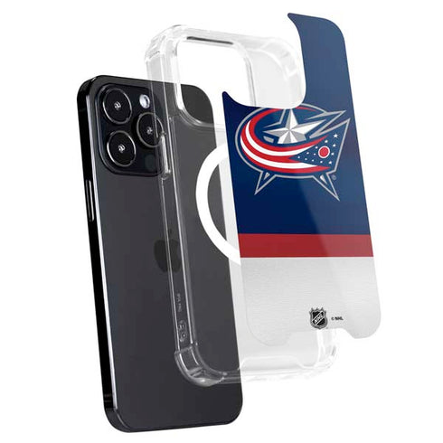 NHL Columbus Blue Jackets Alternate Jersey iPhone 15 Pro Max MagSafe Case