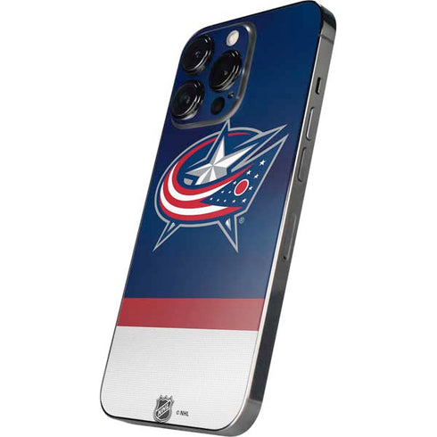 NHL Columbus Blue Jackets Alternate Jersey iPhone 14 Pro Max Skin