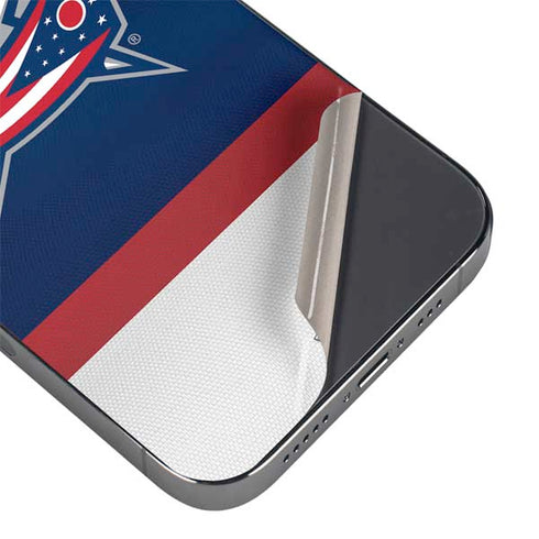 NHL Columbus Blue Jackets Alternate Jersey iPhone 14 Pro Max Skin