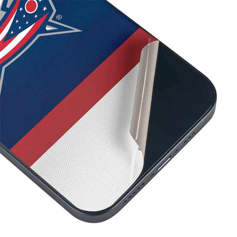 NHL Columbus Blue Jackets Alternate Jersey iPhone 14 Skin
