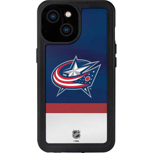 NHL Columbus Blue Jackets Alternate Jersey iPhone 15 Waterproof Case
