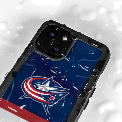 NHL Columbus Blue Jackets Alternate Jersey iPhone 15 Waterproof Case