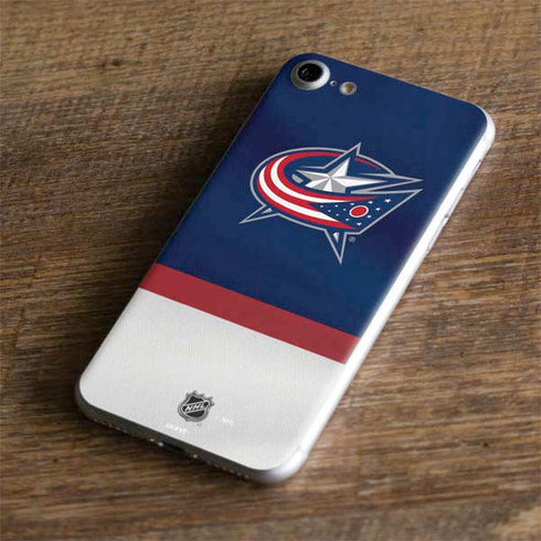 NHL Columbus Blue Jackets Alternate Jersey iPhone 7 Skin