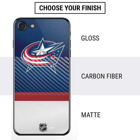 NHL Columbus Blue Jackets Alternate Jersey iPhone SE (2nd & 3rd Gen) Skin