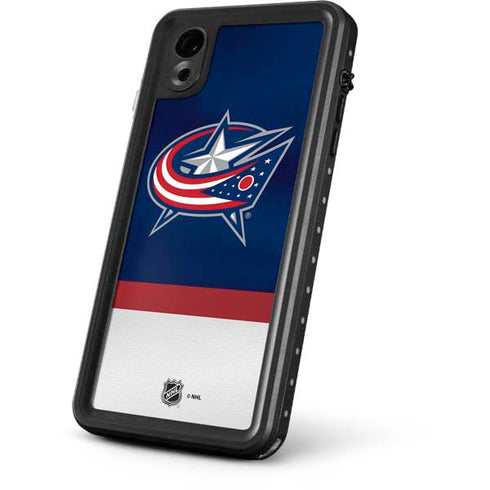 NHL Columbus Blue Jackets Alternate Jersey iPhone XR Waterproof Case