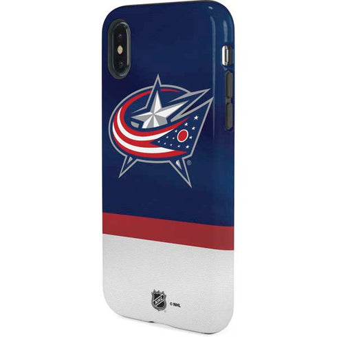 NHL Columbus Blue Jackets Alternate Jersey iPhone XS Pro Case
