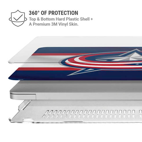 NHL Columbus Blue Jackets Alternate Jersey MacBook Air 13in M1 (2021) Case plus Skin