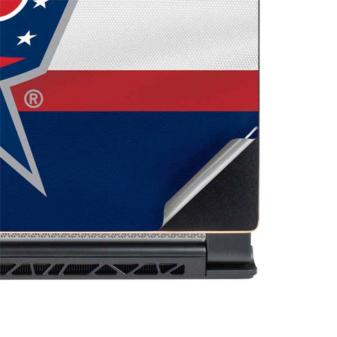NHL Columbus Blue Jackets Alternate Jersey MSI GS65 Stealth Laptop Skin