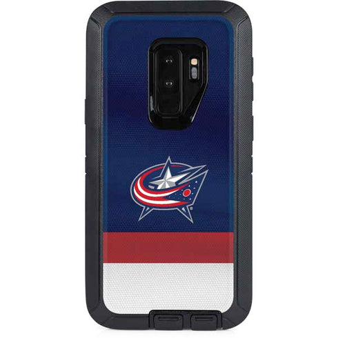 NHL Columbus Blue Jackets Alternate Jersey Otterbox Defender Galaxy Skin