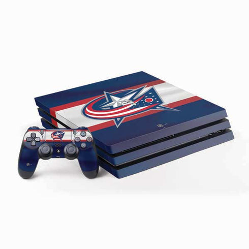 NHL Columbus Blue Jackets Alternate Jersey PS4 Pro Bundle Skin