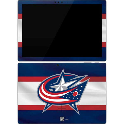 NHL Columbus Blue Jackets Alternate Jersey Surface Pro 7 Skin