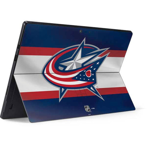 NHL Columbus Blue Jackets Alternate Jersey Surface Pro 7 Skin