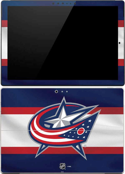 NHL Columbus Blue Jackets Alternate Jersey Surface Pro (2017) Skin