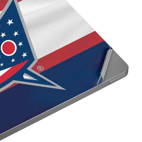NHL Columbus Blue Jackets Alternate Jersey Universal Laptop 16.6in (13.4 x 9.7in) Skin