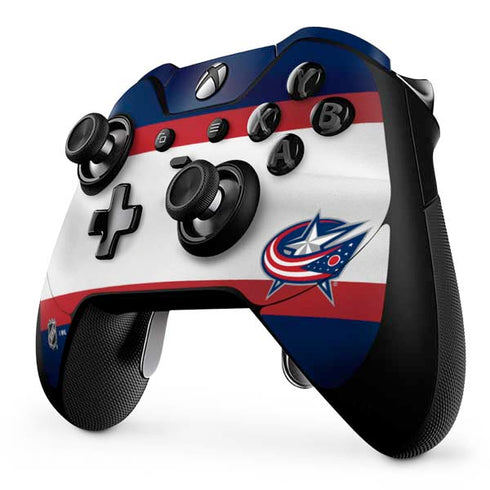 NHL Columbus Blue Jackets Alternate Jersey Xbox One Elite Controller Skin