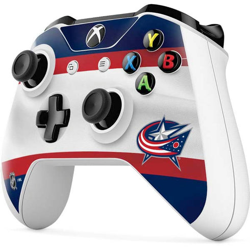NHL Columbus Blue Jackets Alternate Jersey Xbox One S Controller Skin