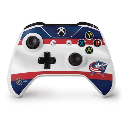 NHL Columbus Blue Jackets Alternate Jersey Xbox One S Controller Skin