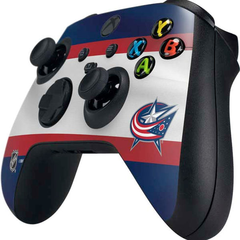 NHL Columbus Blue Jackets Alternate Jersey Xbox Series X Controller Skin