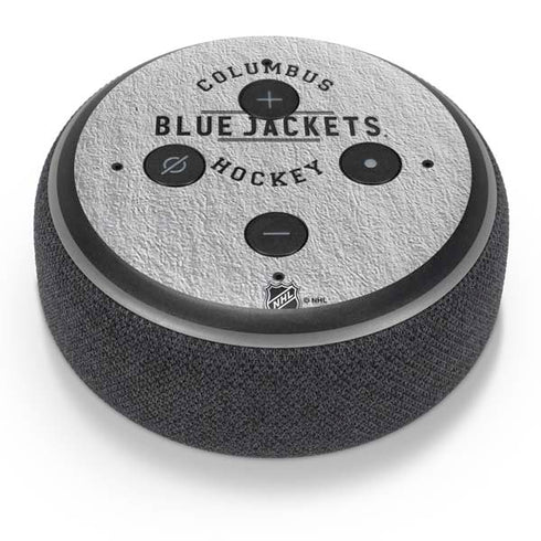 NHL Columbus Blue Jackets Black Text Amazon Echo Dot Skin