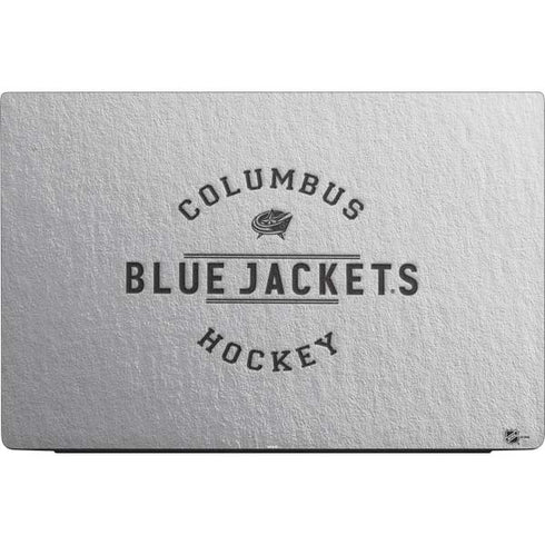 NHL Columbus Blue Jackets Black Text Dell Vostro Skin