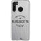 NHL Columbus Blue Jackets Black Text Galaxy A21 Clear Case