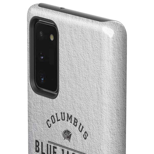 NHL Columbus Blue Jackets Black Text Galaxy Note20 5G Pro Case