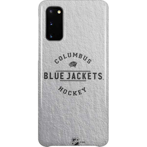 NHL Columbus Blue Jackets Black Text Galaxy S20 Lite Case