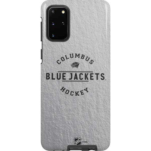 NHL Columbus Blue Jackets Black Text Galaxy S20 Plus Pro Case