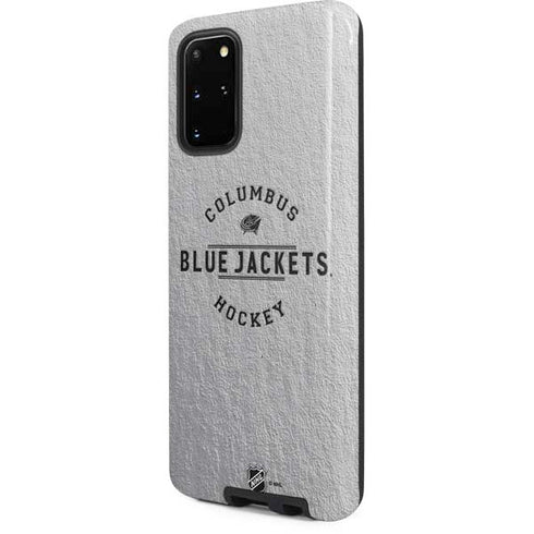 NHL Columbus Blue Jackets Black Text Galaxy S20 Plus Pro Case