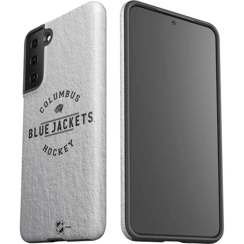 NHL Columbus Blue Jackets Black Text Galaxy S21 Plus 5G Pro Case
