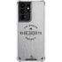 NHL Columbus Blue Jackets Black Text Galaxy S21 Ultra 5G Clear Case