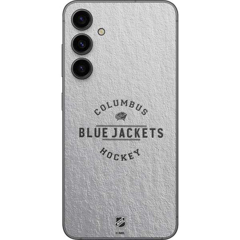 NHL Columbus Blue Jackets Black Text Galaxy S23 FE Skin