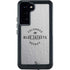 NHL Columbus Blue Jackets Black Text Galaxy S23 Plus Waterproof Case